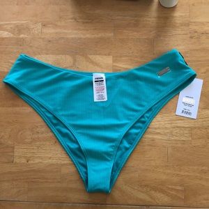 Gymshark Essence Low Rise Bikini Bottoms Sea Blue